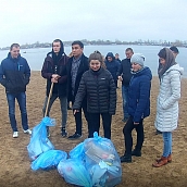 Студенты ЭКЛ приняли участие во Всероссийской акции «Чистый берег»