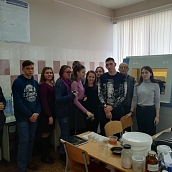 Студенты кафедры ФМБИ посетили кафедру ХИМ