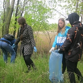 Студенты ЭКЛ – участники акции «Чистый берег»