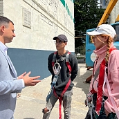 Студент Политеха создает новый городской мурал
