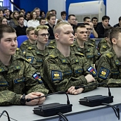 Военкор НТВ встретился со студентами Политеха  