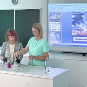 В гостях у ученого: школьники Екатериновского района встретились с преподавателями ФТИ