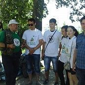 Студенты ЭКЛ - участники экоакции "Чистый берег"