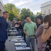Студенты с1-СЗС31 и магистранты м8-СТЗС11 на акции День карьеры в СГТУ