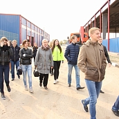 Студенты СГТУ посетили мусороперерабатывающий комплекс ЗАО «Управление отходами»