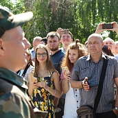 Студенты военной кафедры при СГТУ имени Гагарина Ю.А. приняли присягу