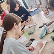 Преподаватели кафедры ПМК провели креативный мастер-класс в "Галактике-64"