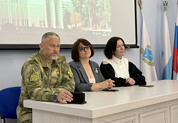 В ИНПИТ состоялась встреча студентов с Героем России Александром Белоглазовым