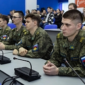 Военкор НТВ встретился со студентами Политеха  