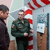 Спартакиада среди преподавателей университета открылась соревнованиями по стрельбе