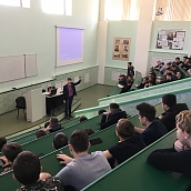 Студенты ИнЭТС – слушатели лекций Информационного центра атомной энергетики 