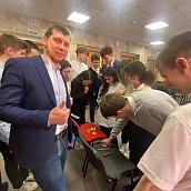 Доцент кафедры МБИ посетил с профориентацией Инженерный лицей