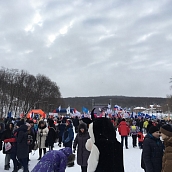 Первокурсники ДАС на Лыжне России