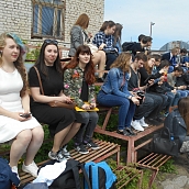 Студенты с1-СЗС11 поддержали команду УРБАС на традиционной эстафете им. С.И. Тимакова