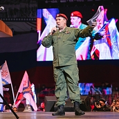Сергей Наумов и политеховцы выступили на митинге и поддержали действия Президента России