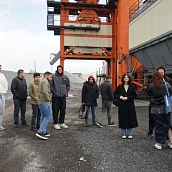 Студентам УРБАС показали работу асфальтобетонного завода