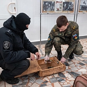 Слушатели ВУЦ встретились с участником специальной военной операции