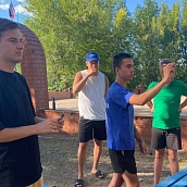 В спортивно-научном центре «Политехник» прошла спортивная эстафета для отдыхающих там семей