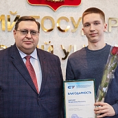 В День российского студенчества политеховцы пообщались с Губернатором области Романом Бусаргиным