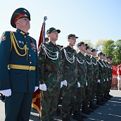 Политеховцы приняли участие в парадном прохождении войск Саратовского гарнизона