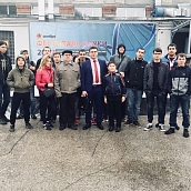 Посещение школьников и студентов техникума с волонтерами кафедры ТСК Всероссийского Фестиваля науки