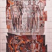 Политеховцы приняли участие в закрытии выставки «Монументалист Юрий Вальков»