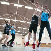 В техническом вузе прошли соревнования по стритболу