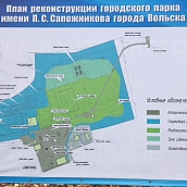 Реконструкция парка Сапожникова в Вольске