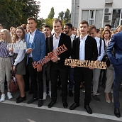 Студенты ТСК приняли участие в торжественной линейке университета, посвященной Дню знаний