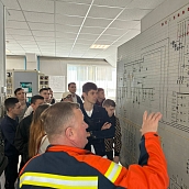 Студенты Института энергетики посетили подстанцию 500 кВ «Курдюм»