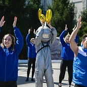 В Политехе прошёл флешмоб ко Дню космонавтики