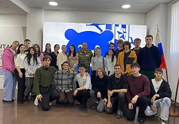 Студенты Политеха встретились с участником СВО