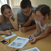 В Политехнике играли в квиз и рисовали Волгу