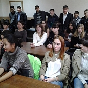 6 февраля 2015 года куратор группы ЭБЗ-23 Глушкова Юлия Олеговна провела кураторский час на тему: "Поведение в Вузе и дресс код". 