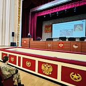 Профессор кафедры прочел лекцию курсантам СВКИ войск национальной гвардии