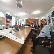 Иностранные слушатели посетили Народный музей Ю.А. Гагарина