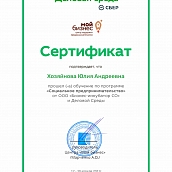 Преподаватель и студенты СЭИ прошли обучение  по программе «Социальное предпринимательство»