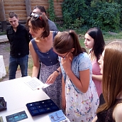 Студенты и преподаватели кафедры ДЦИ на «Интервенции 018»