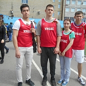 Студенты с1-СЗС11 поддержали команду УРБАС на традиционной эстафете им. С.И. Тимакова
