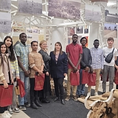 Иностранные студенты СГТУ посетили выставку, посвященную Юрию Гагарину 