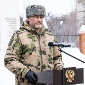 В преддверии Дня защитника Отечества в СГТУ прошло торжественное построение