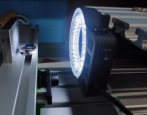 Макет установки измерения краевого угла смачивания