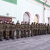 Студенты и преподаватели военной кафедры СГТУ приняли участие в акции «Сирийский перелом»