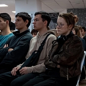 Студенты СГТУ встретились с участником СВО 