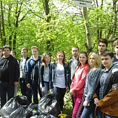 Студенты ЭКЛ приняли участие во Всероссийском экологическом субботнике «Зеленая весна»