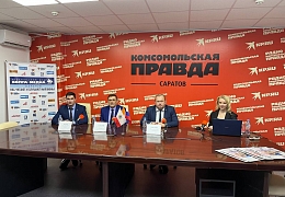 Представители СГТУ - участники пресс-конференции «Инженерная мощь Саратовской области: кадры, технологии, будущее»