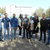 Студенты б2-СЗТС31 поддержали команду УРБАС на  традиционной военно-технической эстафете имени С.И. Тимакова