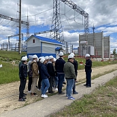 Студенты ИнЭН посетили подстанцию 500 кВ «Курдюм»