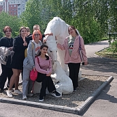Студенты-дизайнеры 1 курса на Учебно-ознакомительной практике 