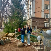 Первокурсники кафедры ПМК ИнПИТ приняли участие в областном субботнике